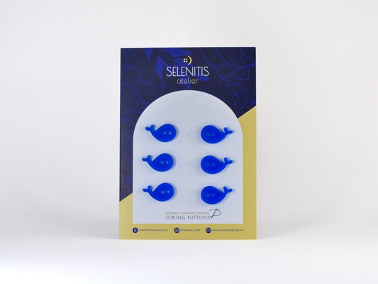 Boutons M Baleine bleue Selenitis