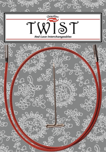 Câble Red Twist Lace Interchangeable Mini (M)