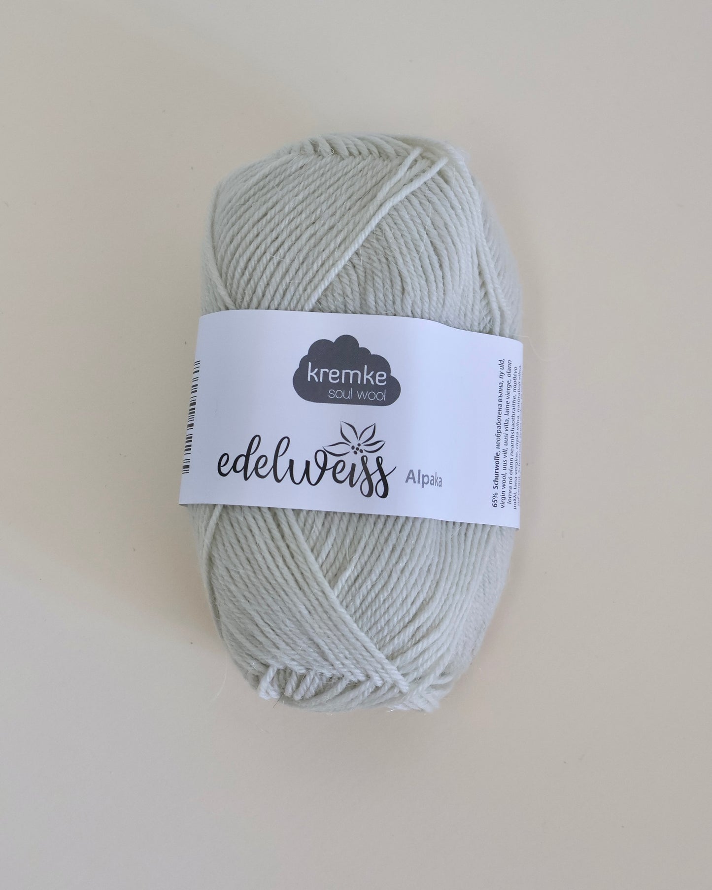 Eldeweiss Alpaka 4 ply 25g Kremke