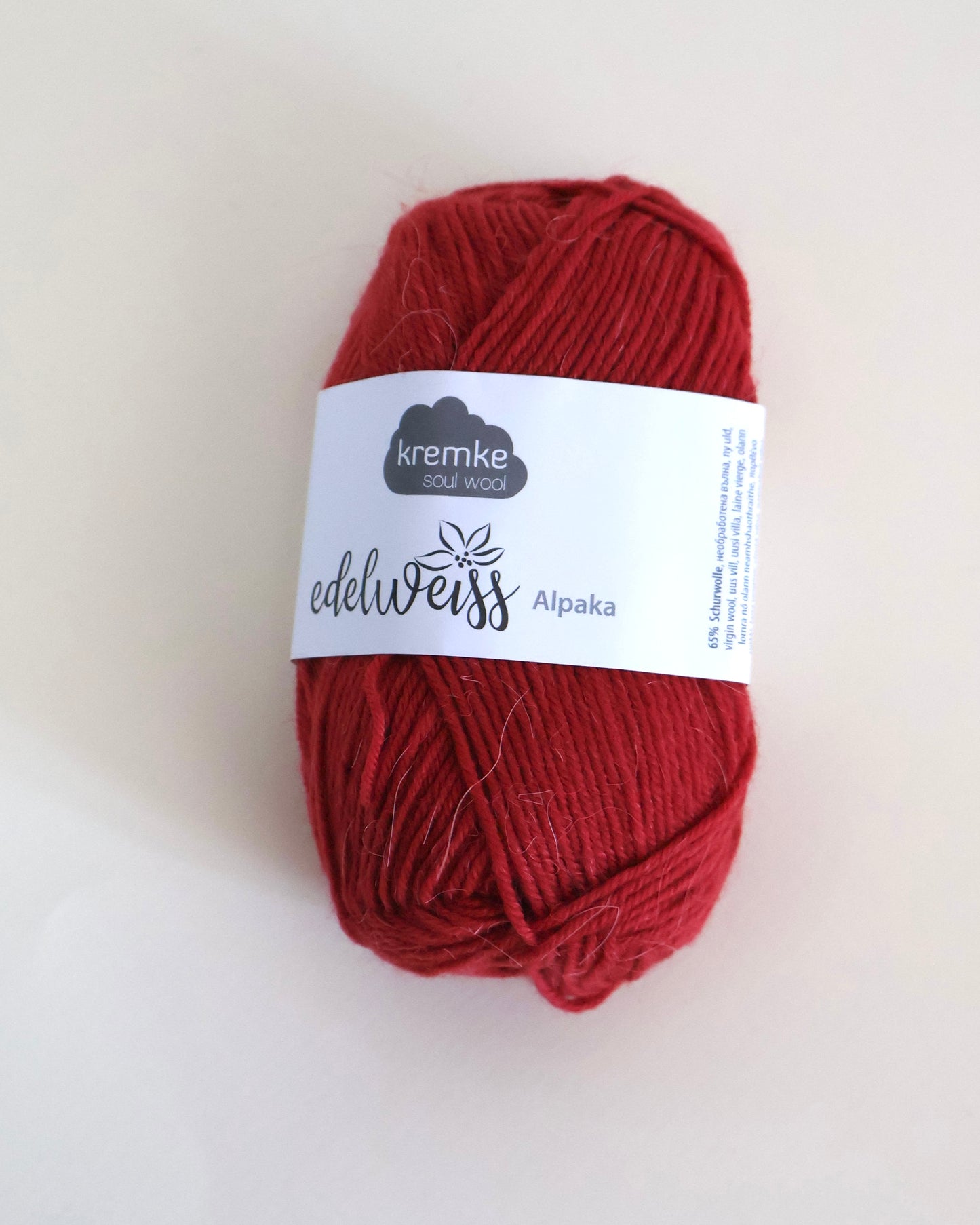 Eldeweiss Alpaka 4 ply 25g Kremke