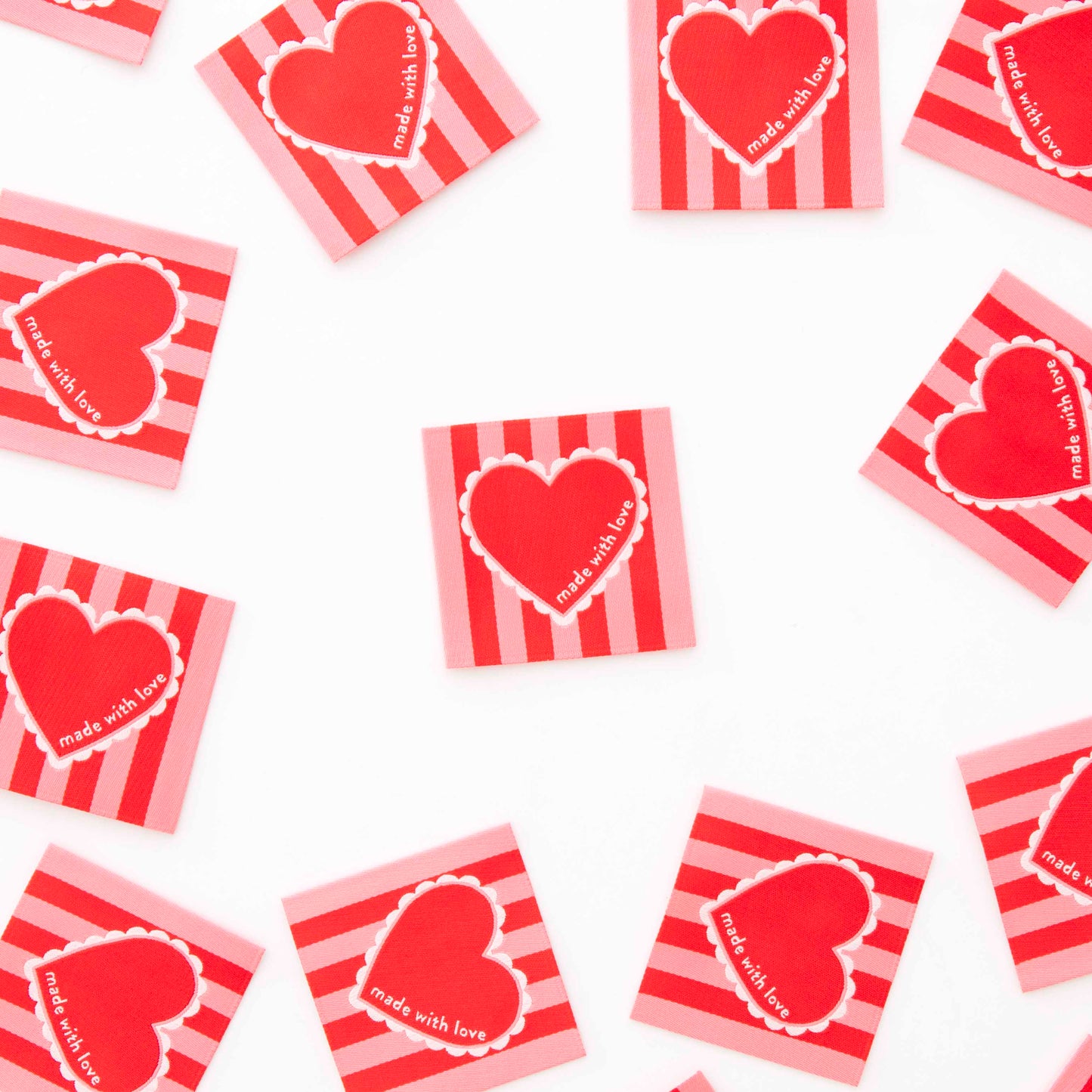 Etiquettes Tissées Made with Love