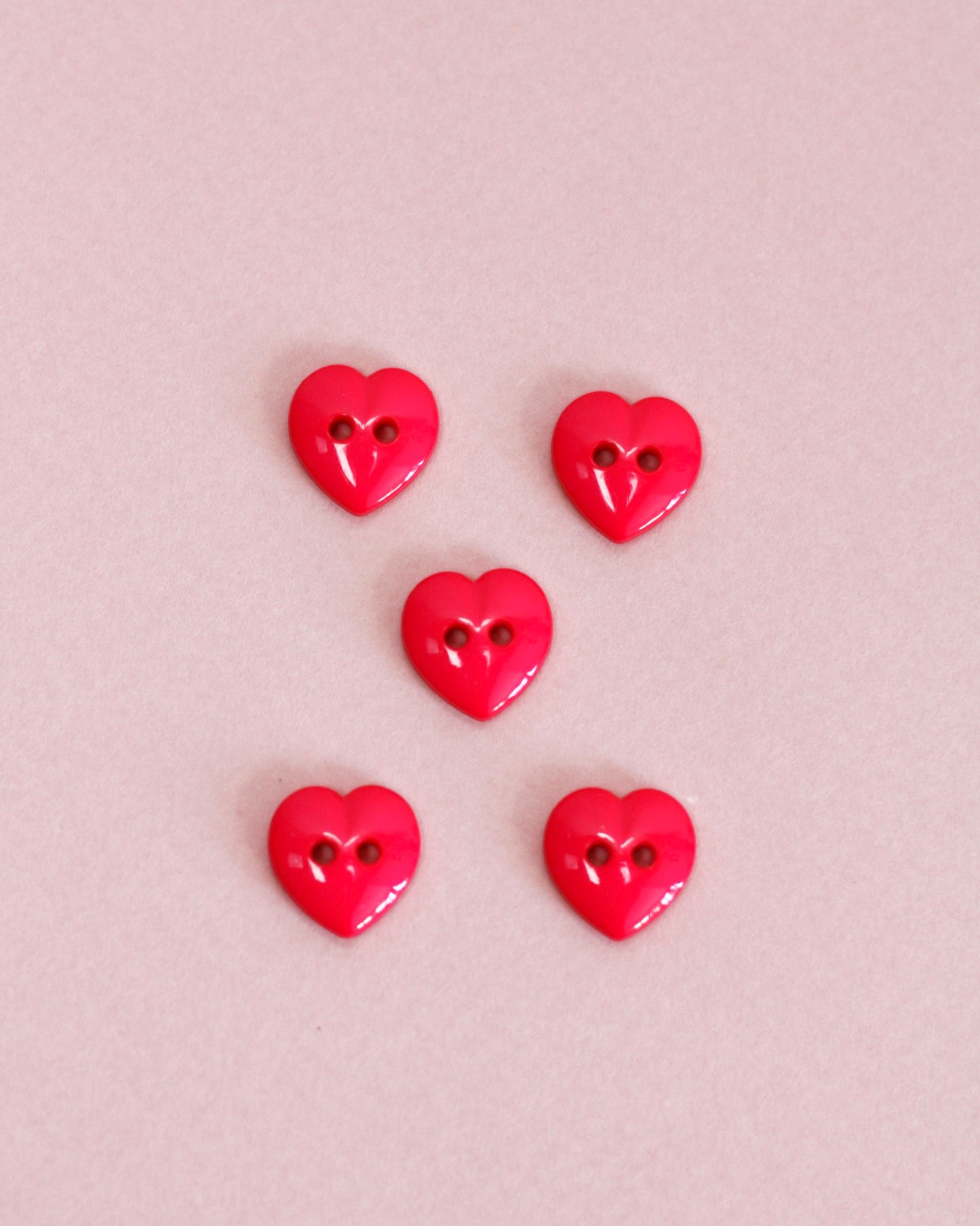 Bouton forme coeur 12 mm
